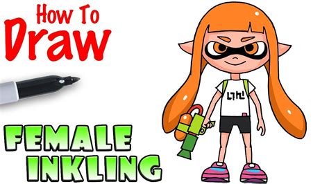 how to draw splatoon inkling.